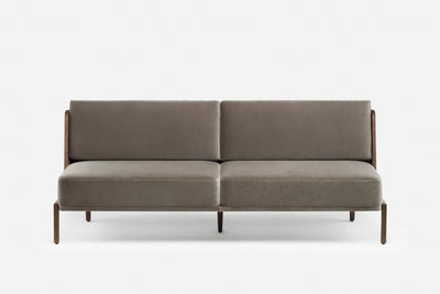Throne Sofa with Upholstery by De La Espada
