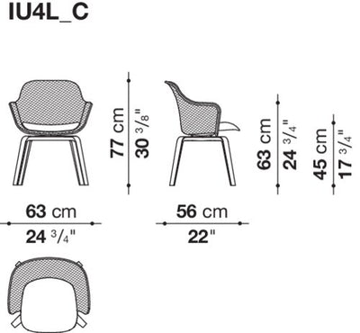 Luta '14 Dining Chair by B&B Italia