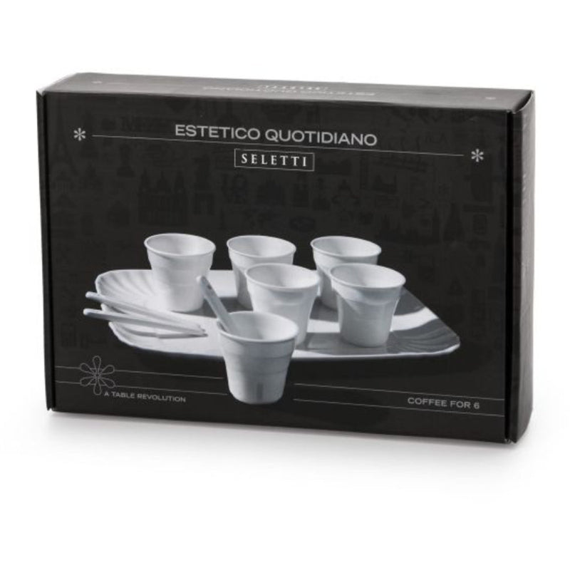 Estetico Quotidiano Coffee (Set of 6) Cups + 1 Tray by Seletti - Additional Image - 1