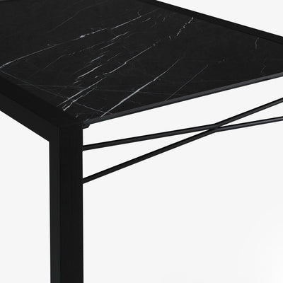 Extensia Dining Table Top Base In Black Stained Ash by Ligne Roset - Additional Image - 4
