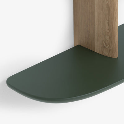 Intervalle Wall Shelf Withened Oak / Green Lacquered by Ligne Roset - Additional Image - 6
