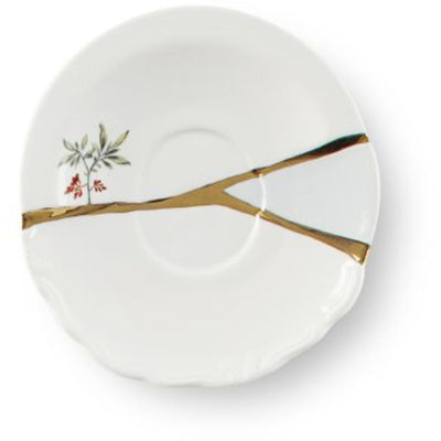 Kintsugi Coffee Cup with Saucer by Seletti - Additional Image - 1