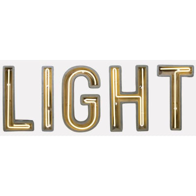 Light LED Letter by Seletti