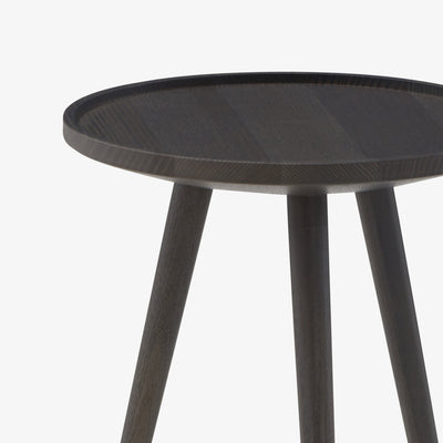 Linden Occasional Table Small Anthracite Stained Ash by Ligne Roset - Additional Image - 2