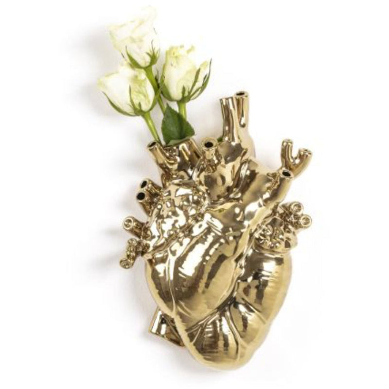 Love In Bloom Gold Vase by Seletti - Additional Image - 10
