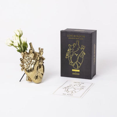 Love In Bloom Gold Vase by Seletti - Additional Image - 6