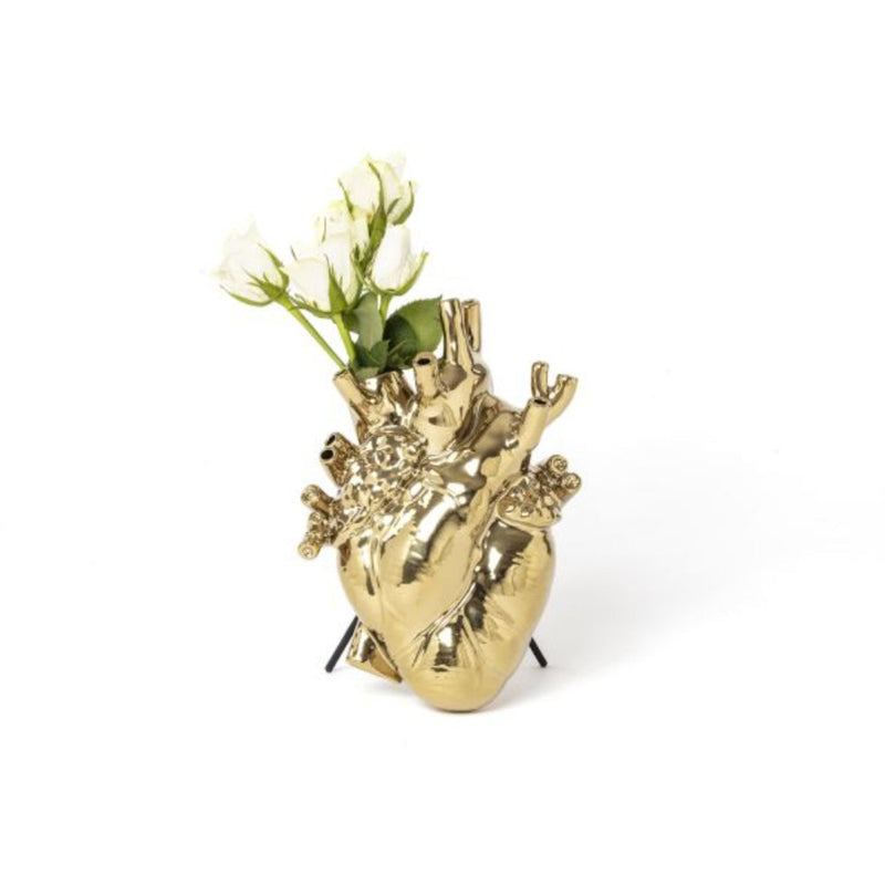 Love In Bloom Gold Vase by Seletti - Additional Image - 8