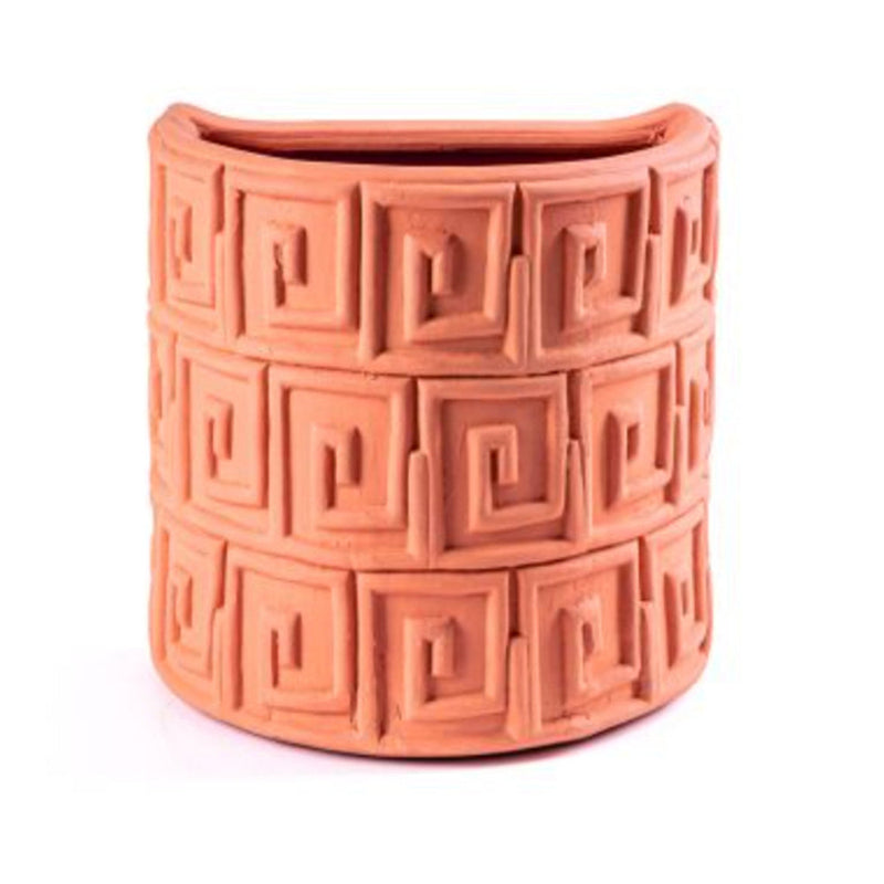 Magna Graecia Terracotta Wall Vase by Seletti - Additional Image - 1