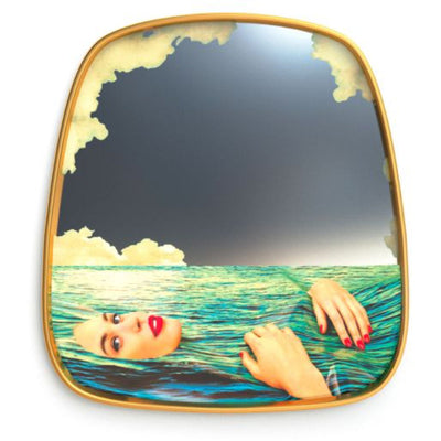 Mirror Gold Frame by Seletti - Additional Image - 6