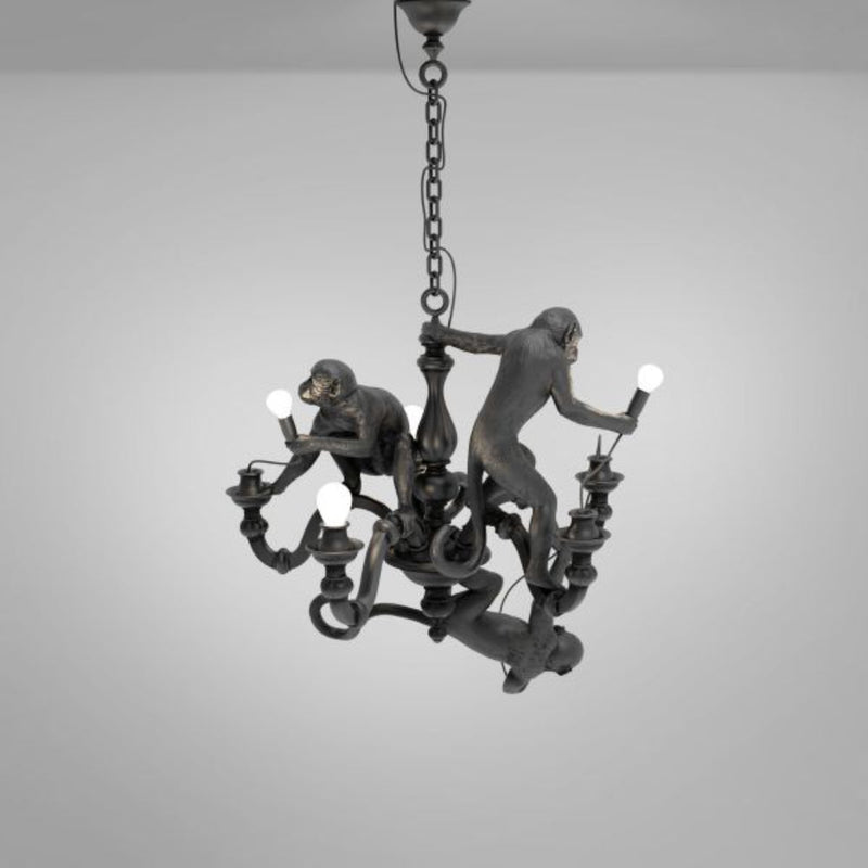 Monkey Chandelier by Seletti - Additional Image - 2
