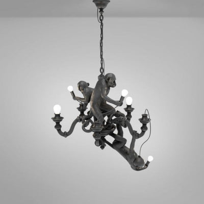 Monkey Chandelier by Seletti - Additional Image - 4