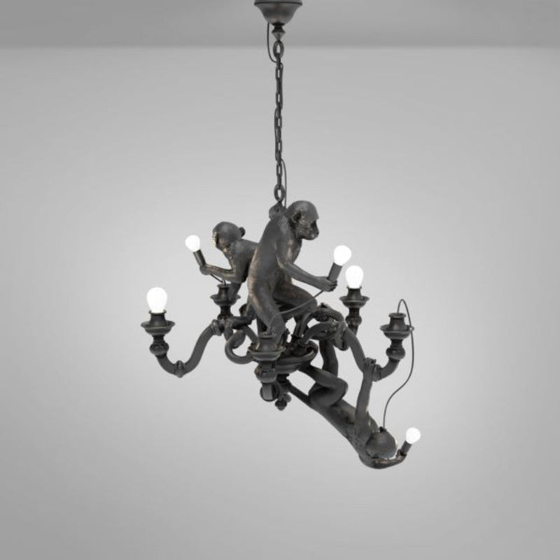 Monkey Chandelier by Seletti - Additional Image - 4