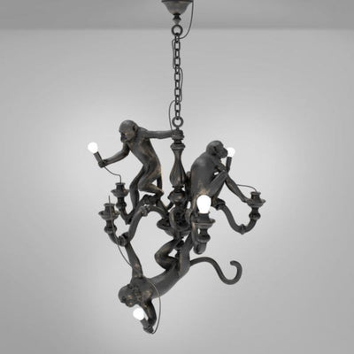 Monkey Chandelier by Seletti - Additional Image - 6