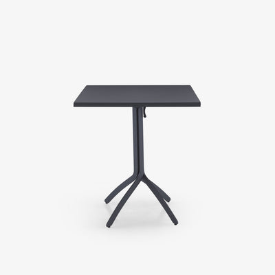Noomi Dining Table with Pivoting Top Charbon Lacquered by Ligne Roset