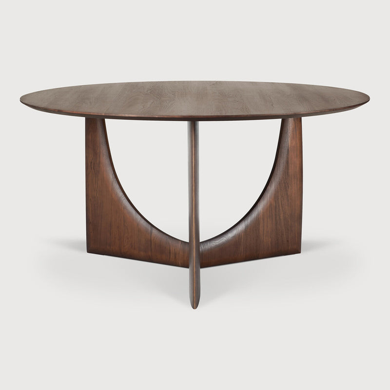 Geometric Dining Table, Round by Ethnicraft