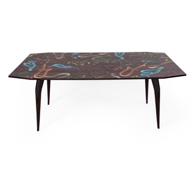 Table Snakes on Wood by Seletti