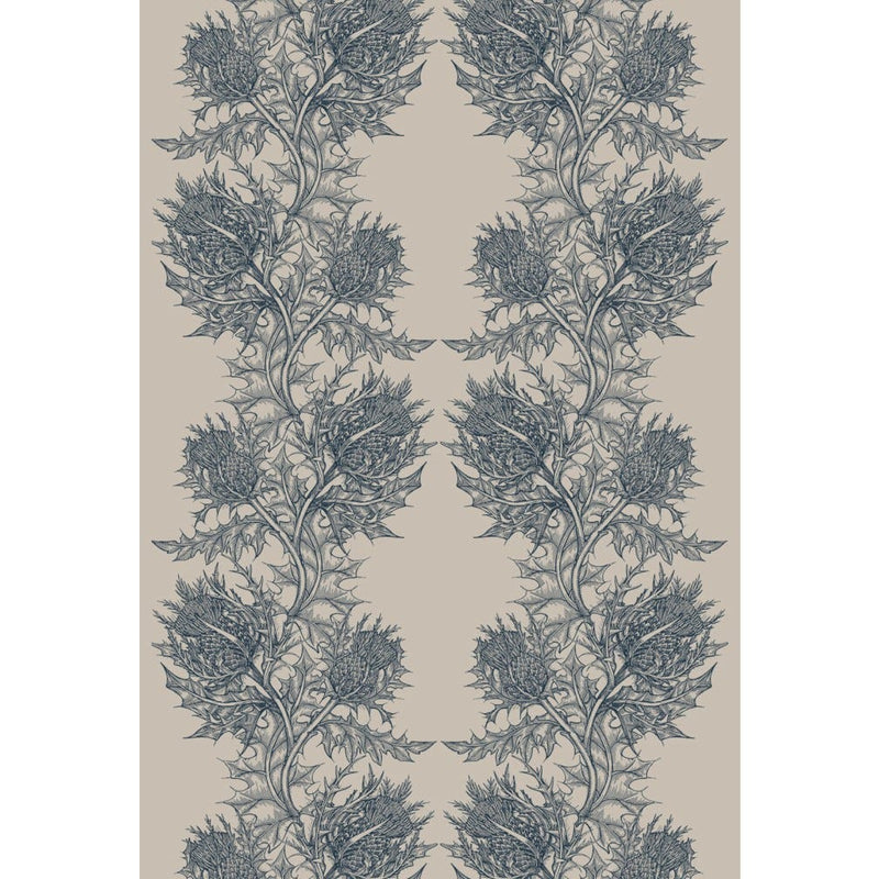 Thistle Linen Fabric by Timorous Beasties
