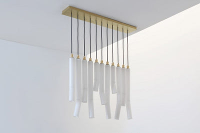 Fold Linear Chandelier by SkLO Additional Image - 6