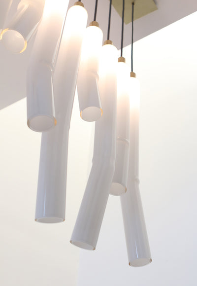 Fold Linear Chandelier by SkLO Additional Image - 1