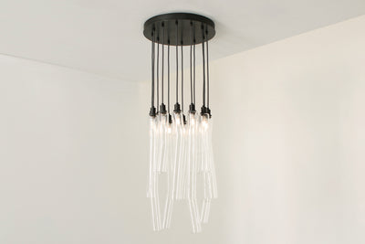 Fold Round Chandelier by SkLO Additional Image - 1