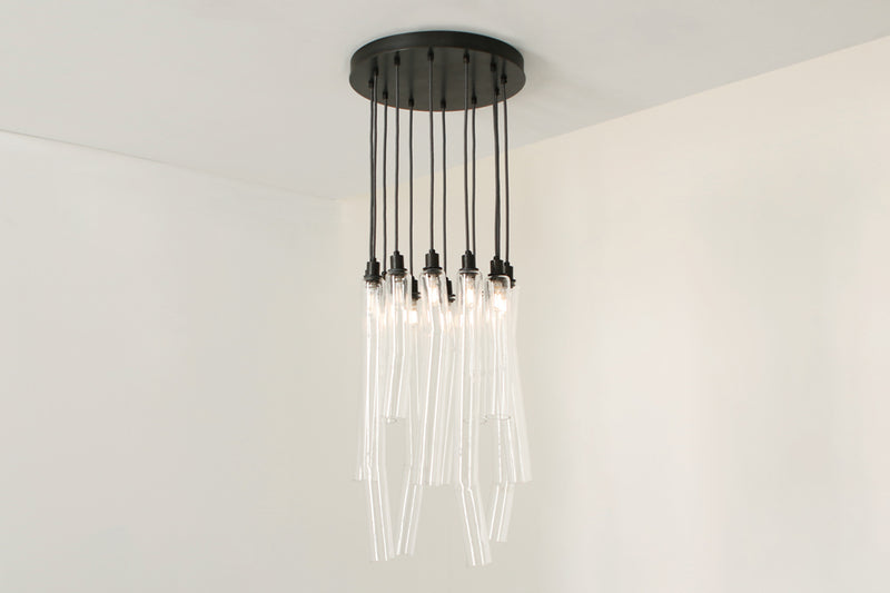 Fold Round Chandelier by SkLO Additional Image - 1