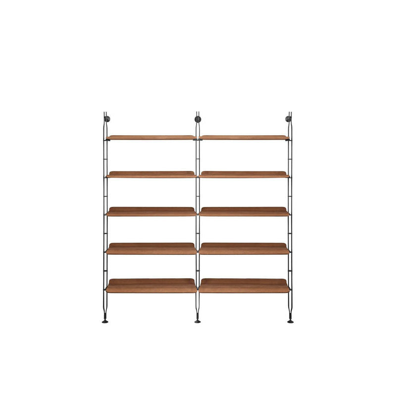 Adam Wood 10 Shelves Bookcase with 3 struts by Kartell - Additional Image 1