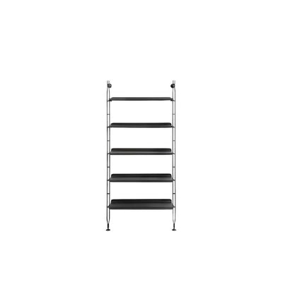 Adam Wood 5 Shelves Bookcase with 2 struts by Kartell