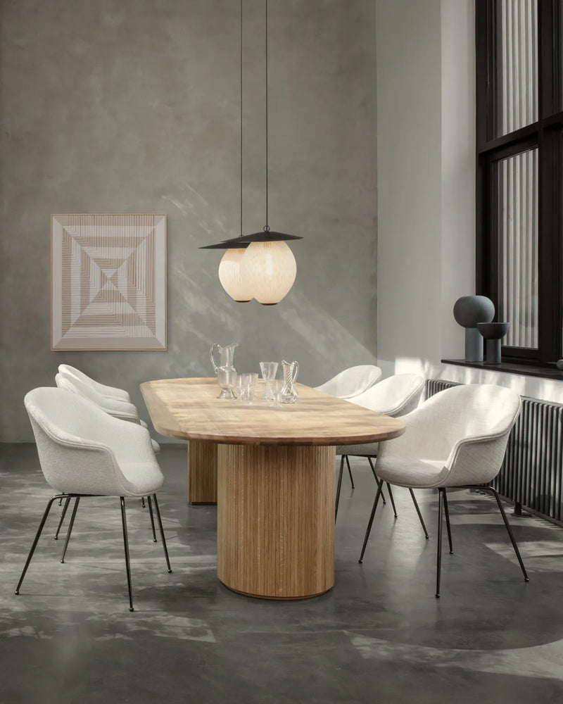 Moon Dining Table, Elliptical, by Gubi