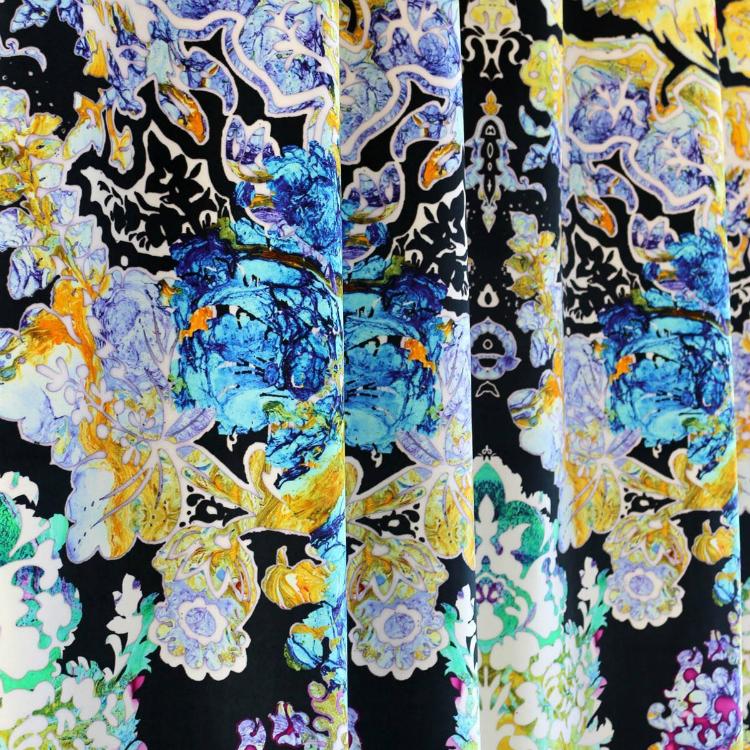 Damsel Damask Velvet Fabric by Timorous Beasties