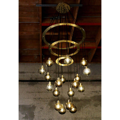 Drape Circle 18 Chandelier by SkLO Additional Image - 2