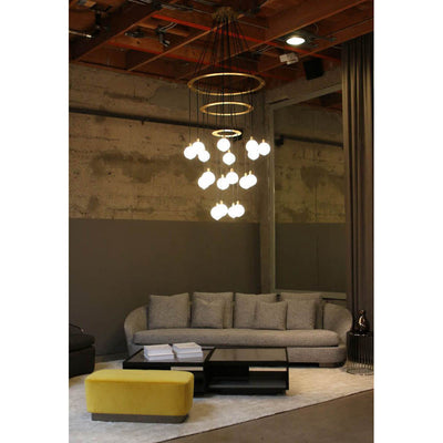 Drape Circle 18 Chandelier by SkLO Additional Image - 7