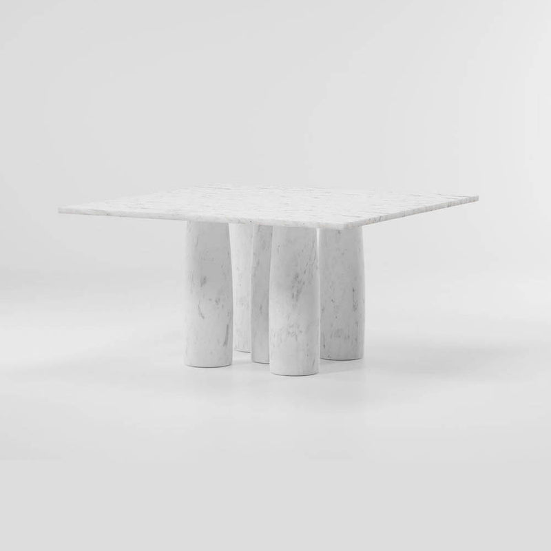 Il Colonnato Marble Dining Table 55x55 Inch By Kettal