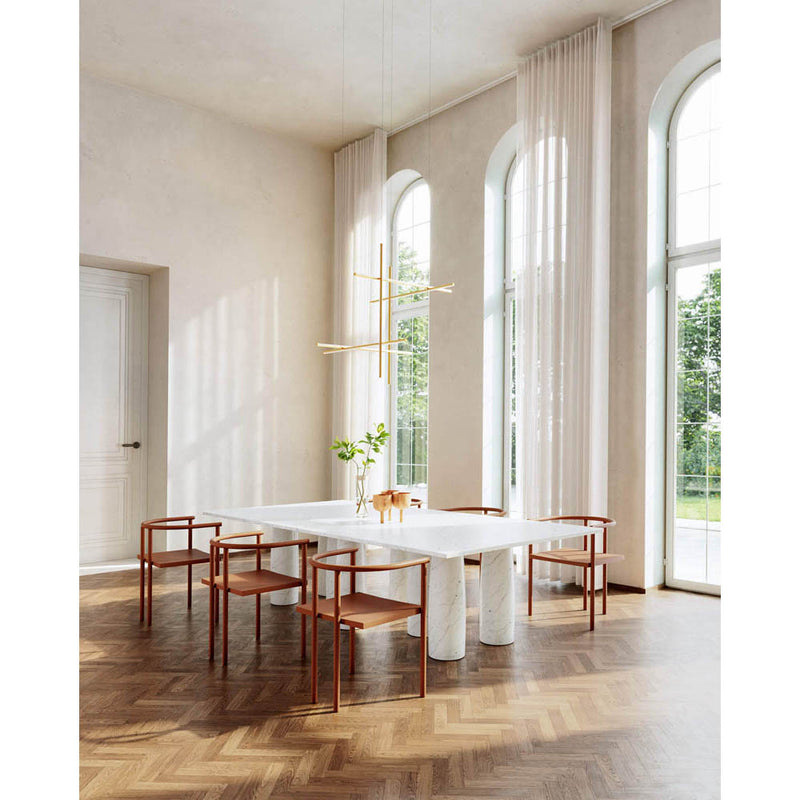 Il Colonnato Minera Stone Dining Table 110x55 Inch By Kettal Additional Image - 6