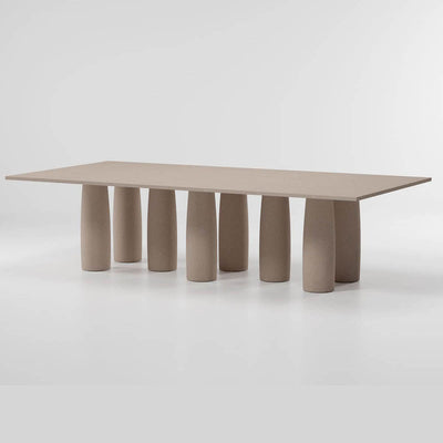 Il Colonnato Minera Stone Dining Table 110x55 Inch By Kettal