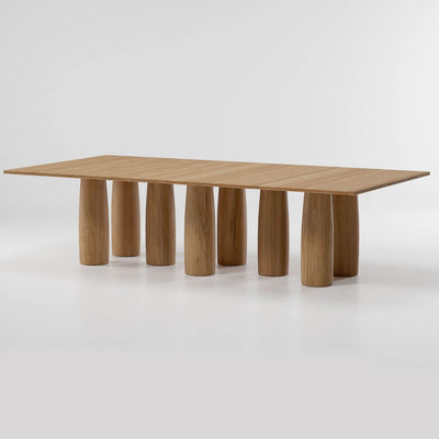 Il Colonnato Teak Dining Table 110x55 Inch By Kettal
