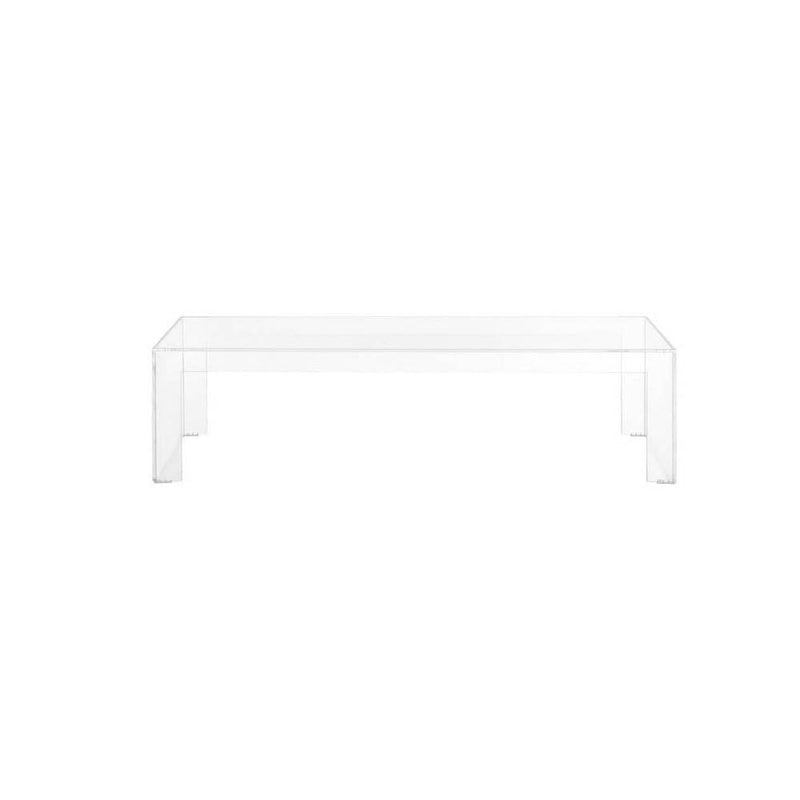 Invisible Side Low Table in Crystal by Kartell