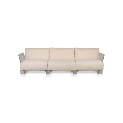 Pop Outdoor 3-Seater Sofa with Cushions by Kartell - Additional Image 2