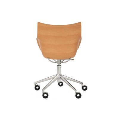 Q/Wood Adjustable Height Desk Chair with Wheels by Kartell - Additional Image 6