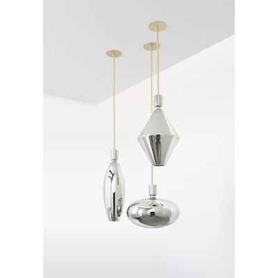 Reflect Silver Mirror Pendant by SkLO Additional Image - 1