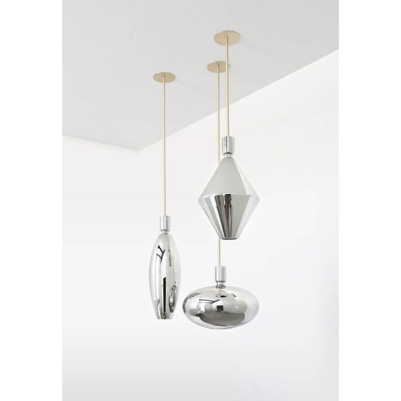 Reflect Silver Mirror Pendant by SkLO Additional Image - 1