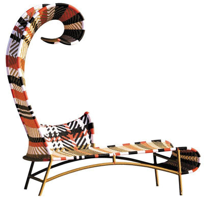 M'Afrique Shadowy Outdoor Chaise Lounge by Moroso