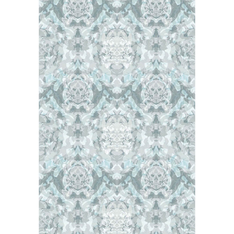 Skull Damask Superwide Wallpaper by Timorous Beasties - Additional Image 2