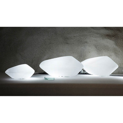 Stone of Glass Table Lamp by Oluce Additional Image - 1