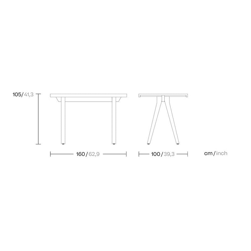 Vieques High Table 63 Inch Aluminium Legs By Kettal Additional Image - 3