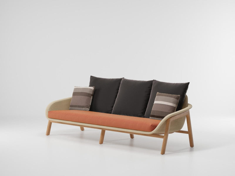 Vimini Outdoor Three Seater Sofa by Kettal