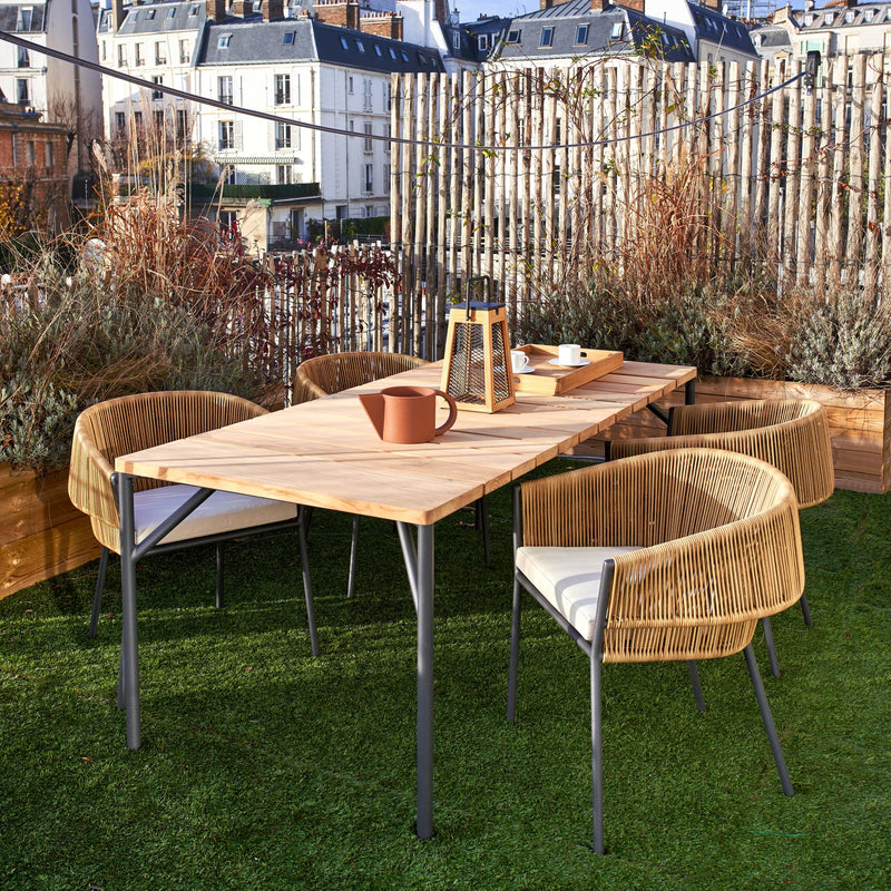 Quick Ship Lapel Outdoor Dining Table by Ligne Roset