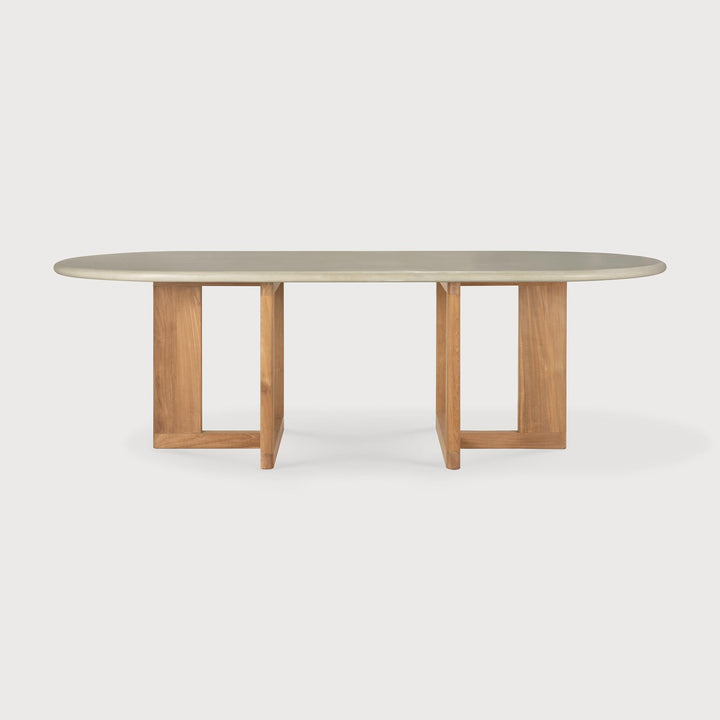 Trestle Outdoor Dining Table by Ethnicraft