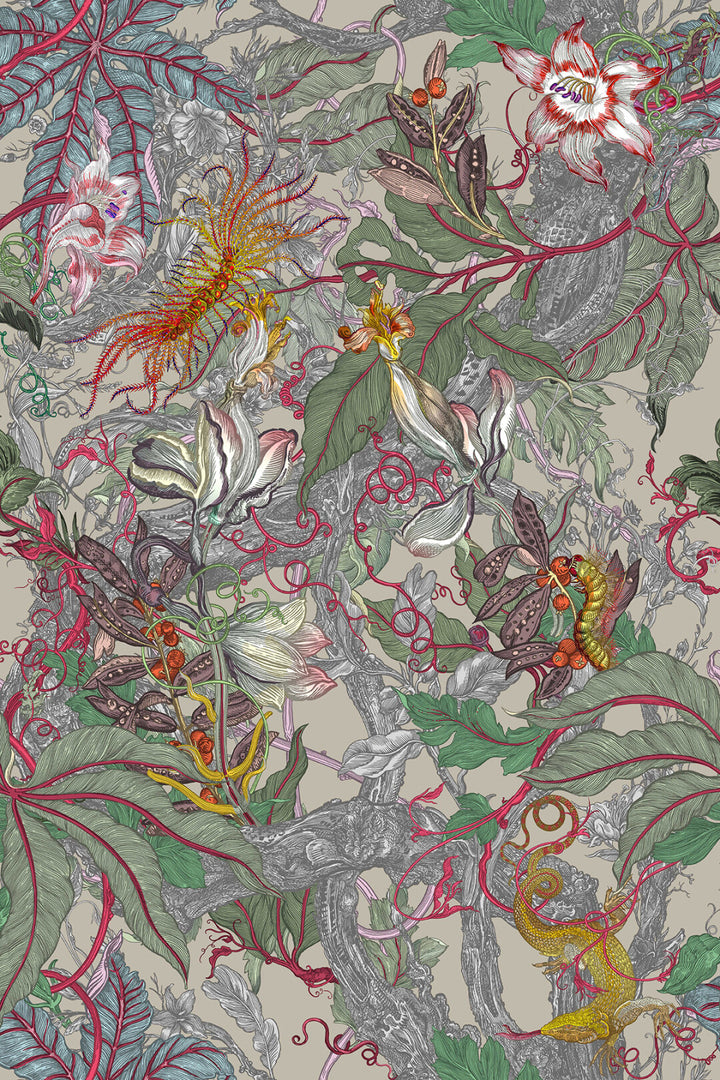 XL Jungle Modular Wallpaper Panels by Timorous Beasties