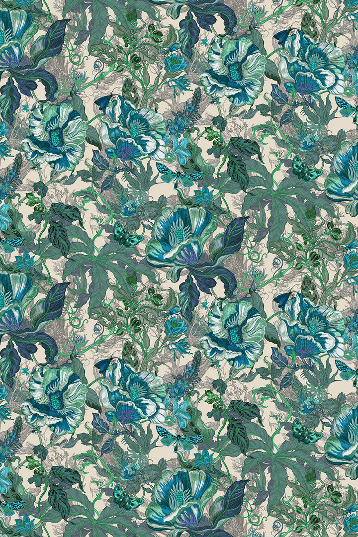 Papaver Wallpaper by Timorous Beasties