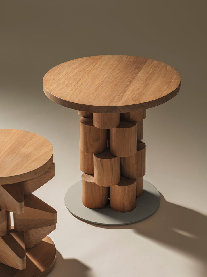Kari Side Table Teak D45 by Kettal
